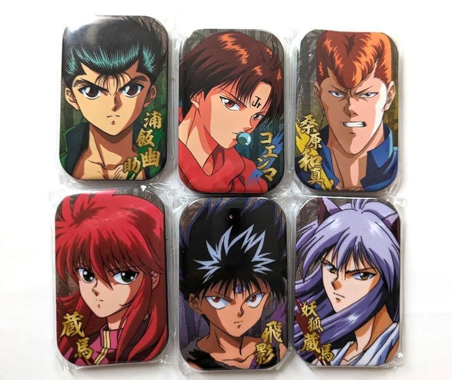 蔵馬＆妖狐蔵馬 幽☆遊☆白書 コレクション缶バッジ 50周年