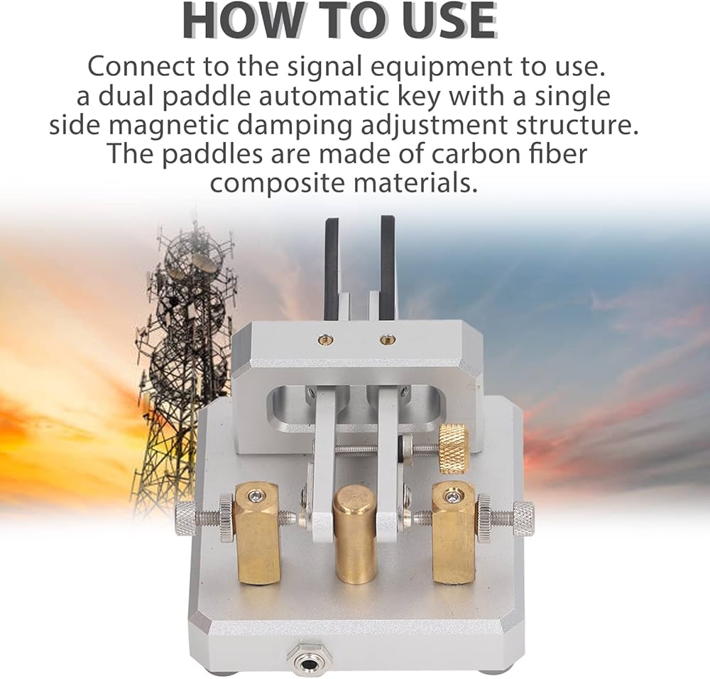 Amazon.co.jp: モールス信号キー, モールス信号Cwキー, ステンレス