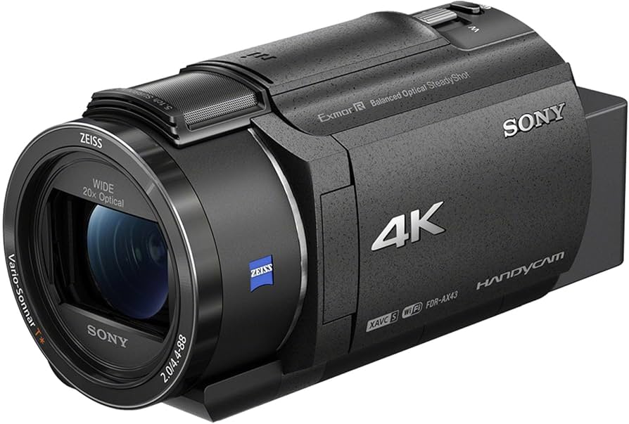 Amazon.com : Sony FDR-AX43 UHD 4K Handycam Camcorder + AVX Wide
