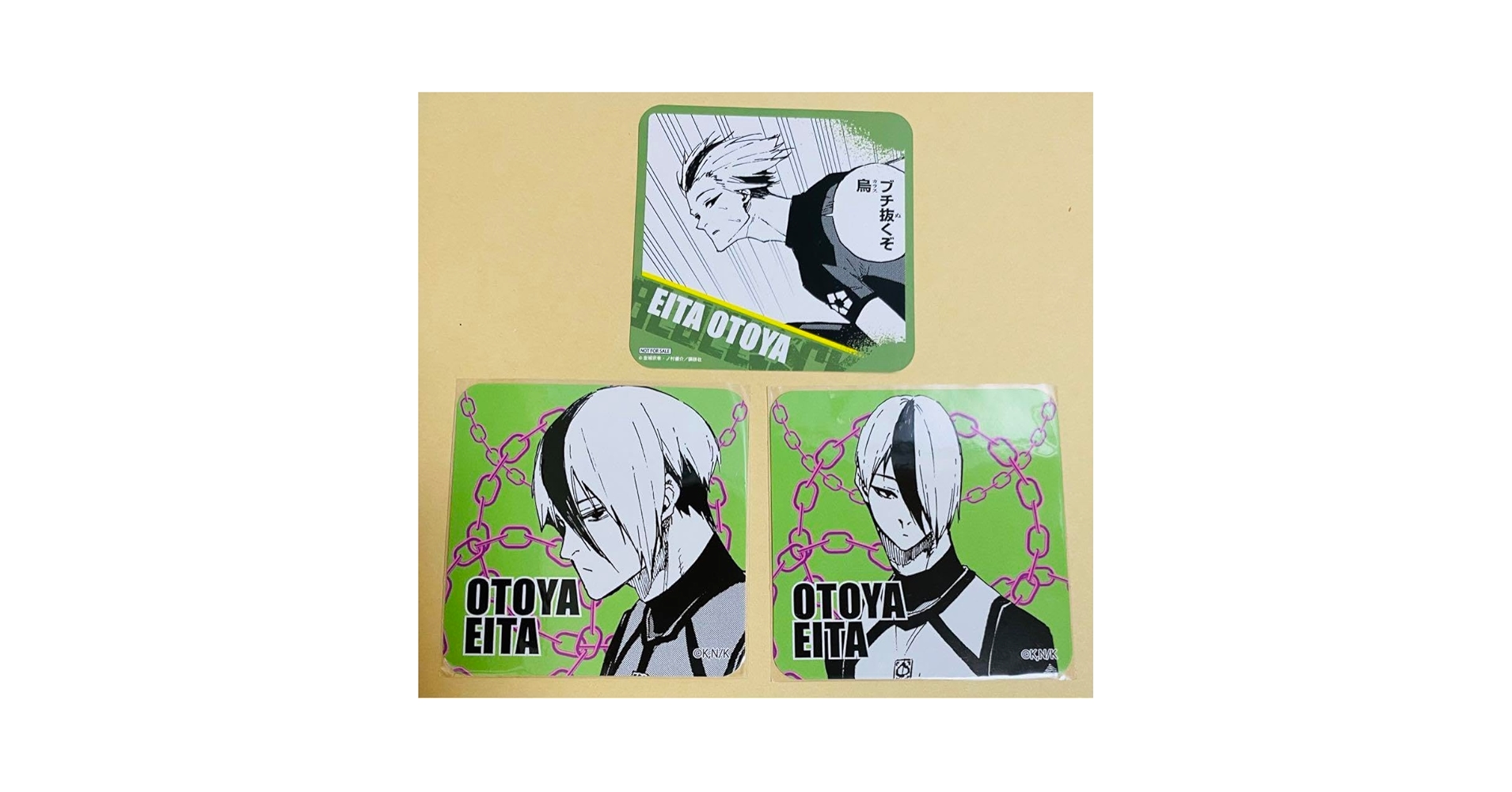 ブルーロック ブルロ 展 乙夜影汰 プリカフェ プリンセス コースター 原作