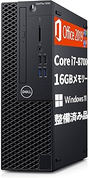 Amazon.co.jp: 【整備済み品】 DELL デスクトップパソコン Optiplex