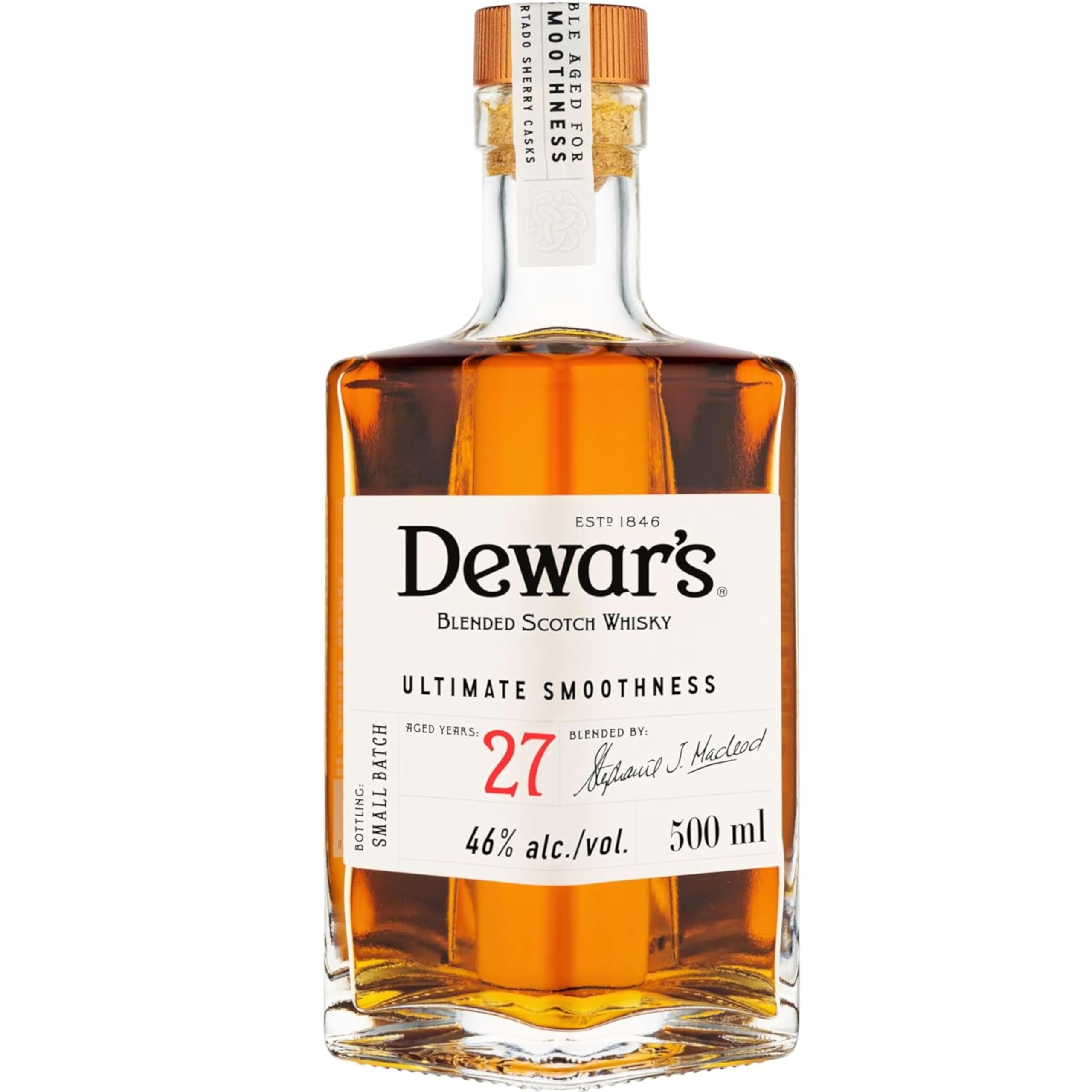 Amazon.co.jp: デュワーズ ダブルダブル 27年 [ ブレンデッド スコッチ