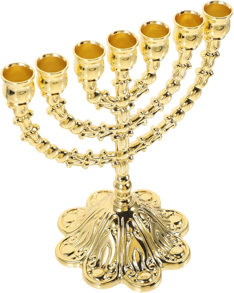Amazon | VILLCASE ハヌカ7本枝の燭台7エルサレム7寺院777枝7