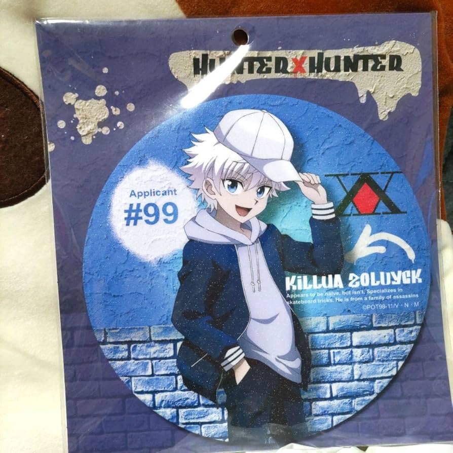 ハンターハンター ジャンプ50周年 缶バッジ キルア ハンターハンター
