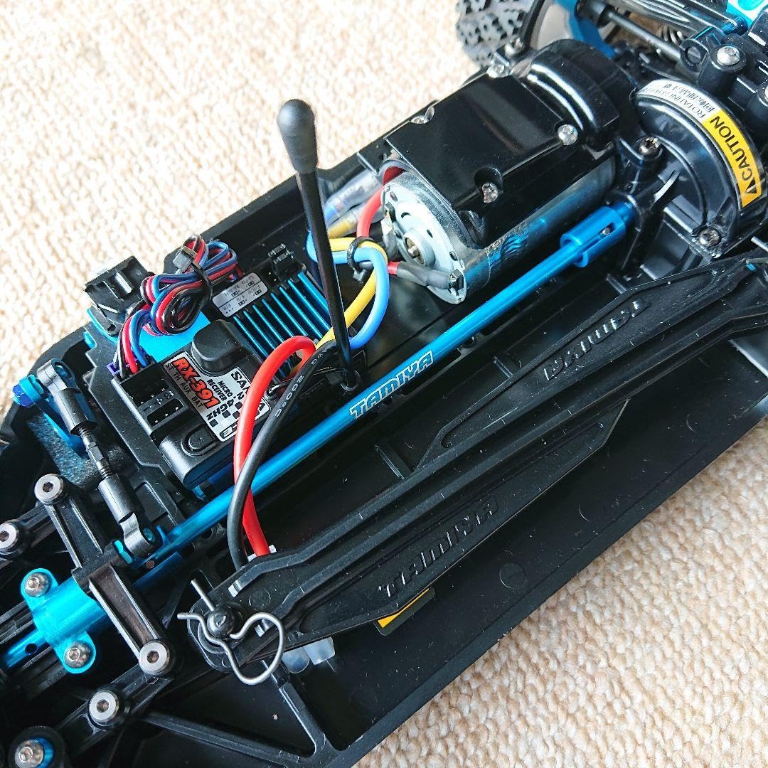 タミヤ 1/10 フィアットアバルト オプション 多数サンワMX 6プロポ付