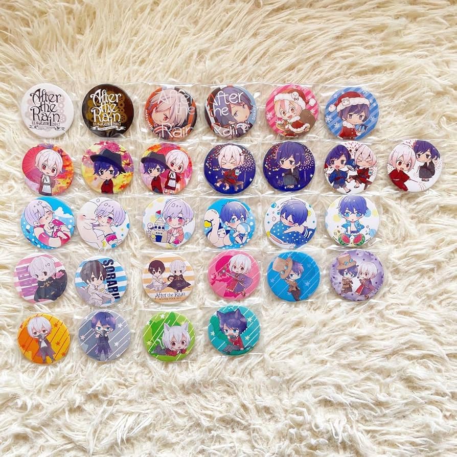 まふまふ After the Rain 缶バッジ バラ売り可 まふまふ After the