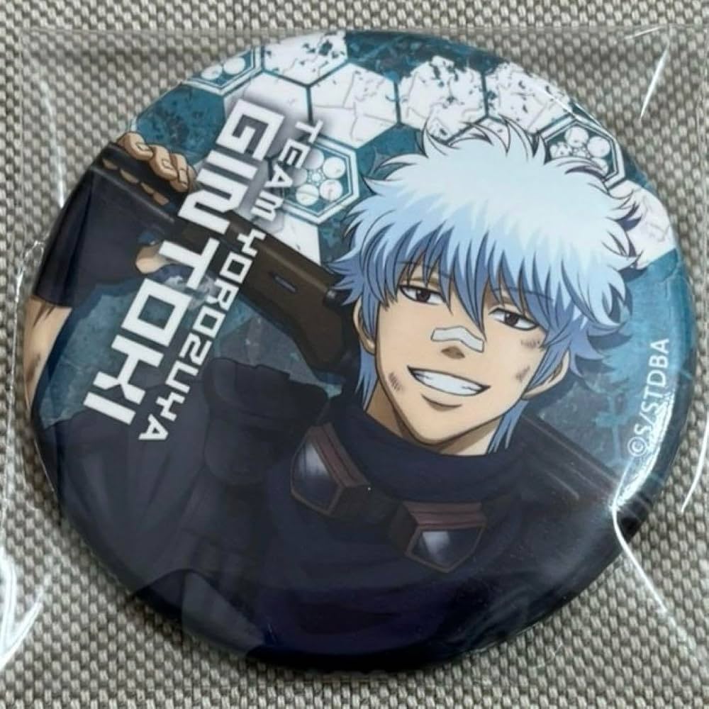 銀魂 坂田銀時 コレクション缶バッジ HEROES 75mm 銀魂 コレクション缶