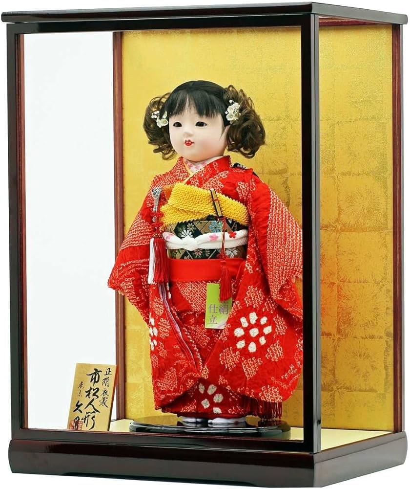 市松人形 日本人形 アンティークドール 市松人形 松菊 竹取物語