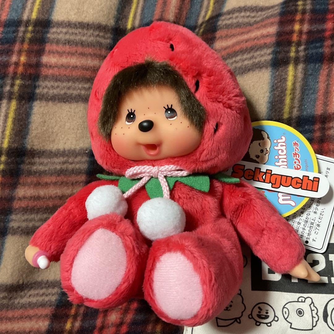 モンチッチ 栃木 ご当地 いちご 赤色 セキグチ ぬいぐるみ 【公式通販】