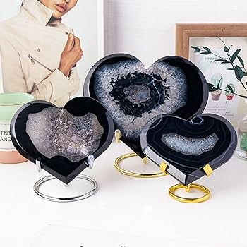 水晶ジオード ミニ大仏様付 ライト付