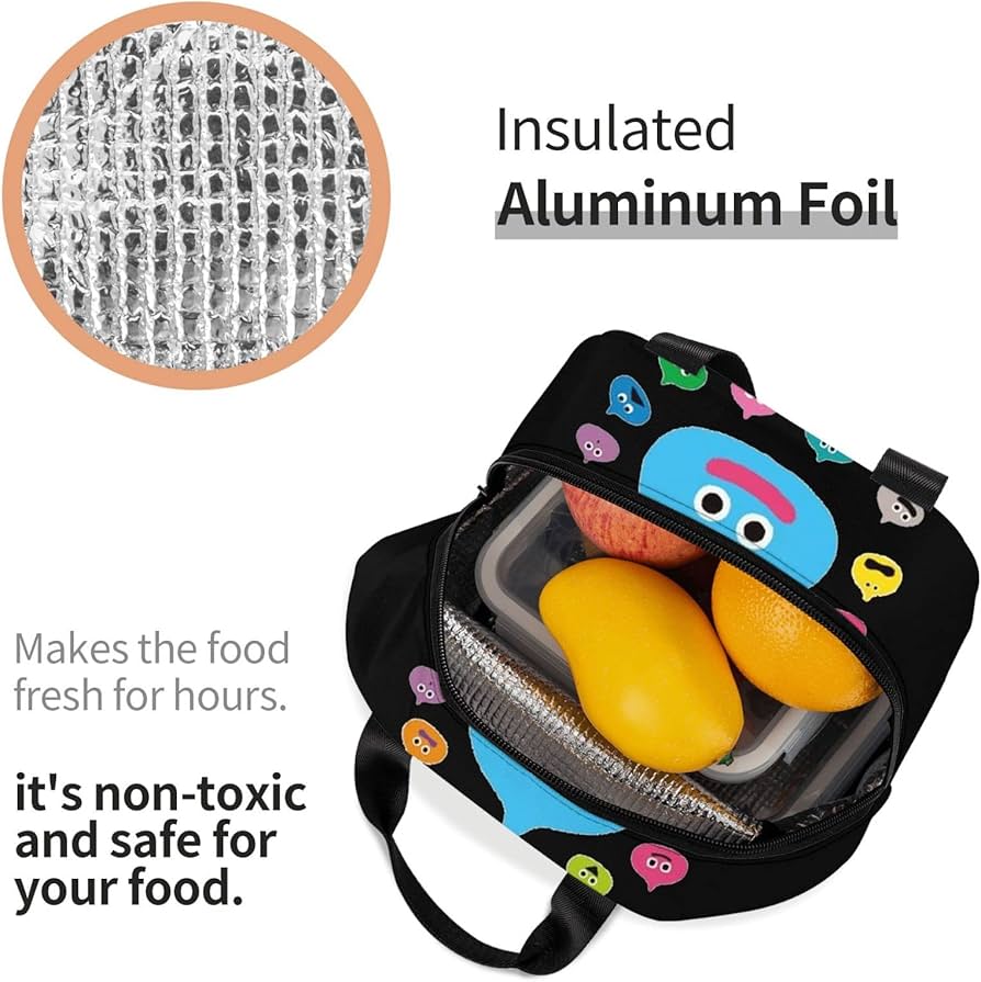 Amazon｜ドラゴンクエスト 保冷ランチバッグ お弁当袋 大容量 保温保冷