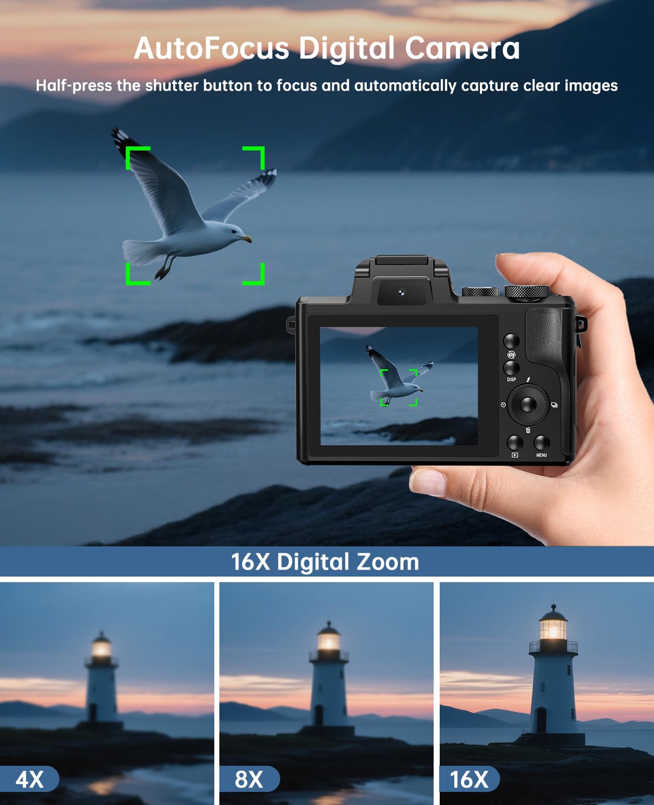 Amazon.com : 8K Digital Cameras for Photography - Autofocus 88MP