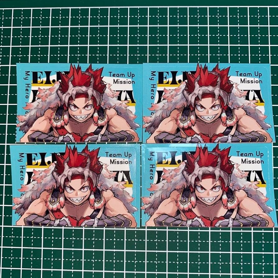 Amazon.co.jp: 最強ジャンプ ヒロアカ 新十傑ステッカー 切島鋭児郎 4