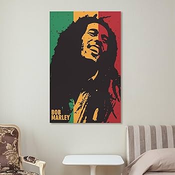 Amazon.co.jp: ボブ・マーリー歌手ポスター 印刷 ポスター キャンバス