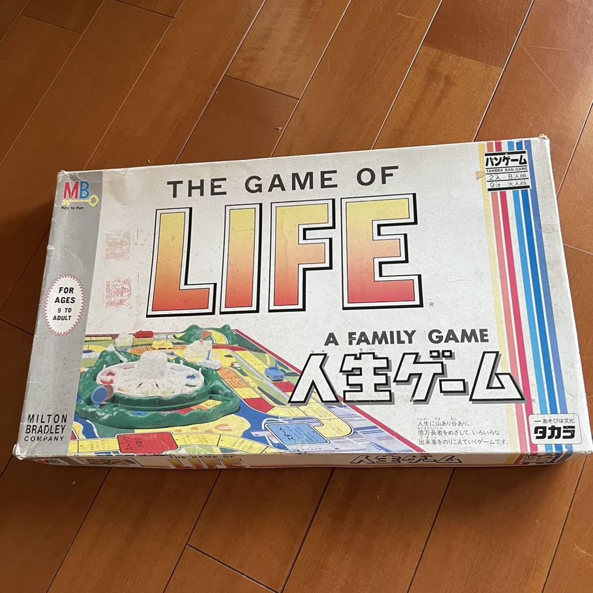 初代 人生ゲーム タカラ Blue Road Ver アート・リンクレター 初代