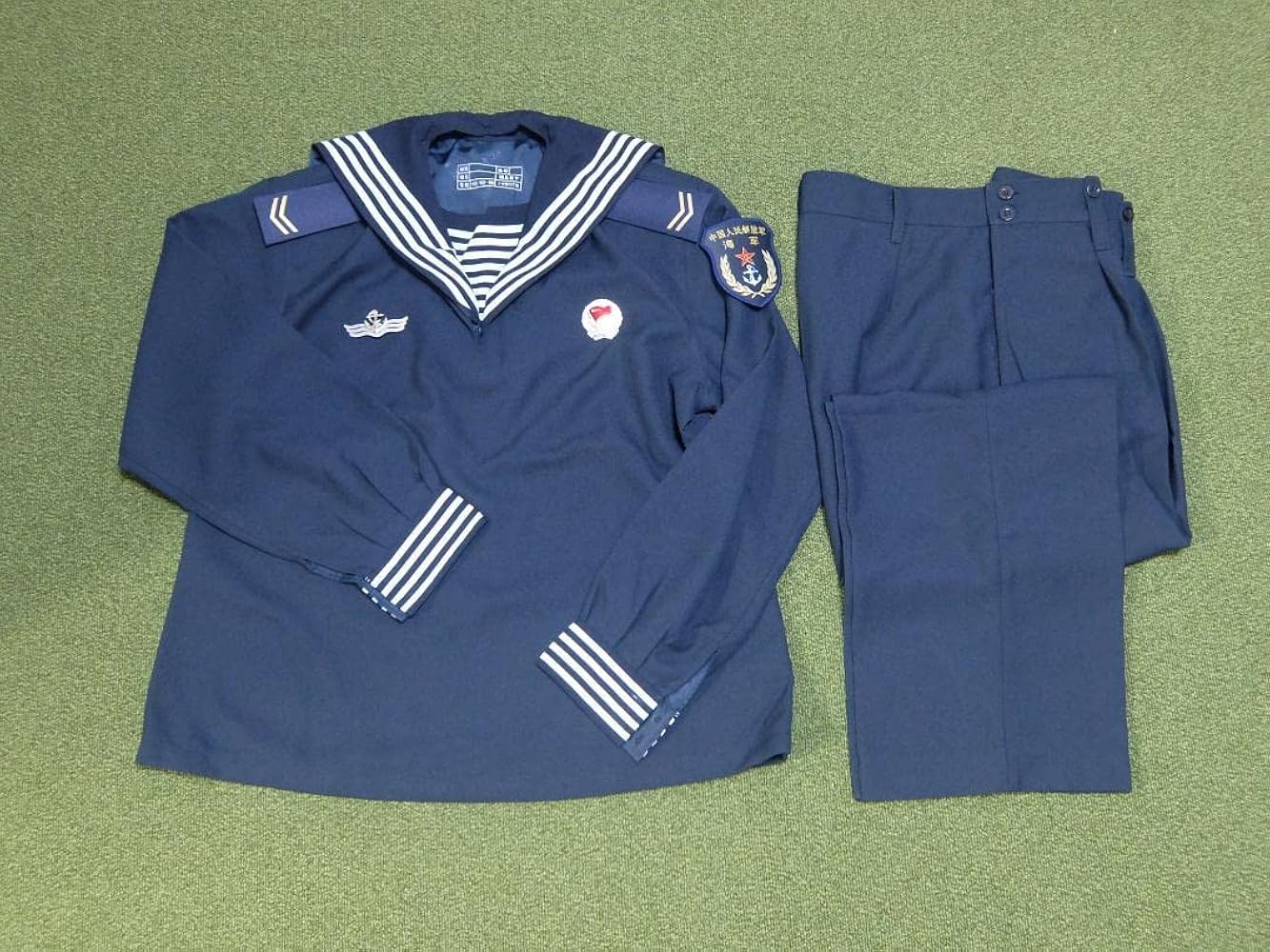 新品実物】中国解放軍 陸軍 07式 作戦冬服+ズボン+帽子 WW2中国