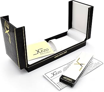 Amazon | Xezo Maestro ブラックマザーオブパール万年筆、細字ペン先