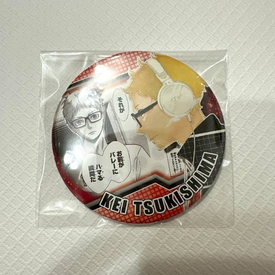 ④⑲ ハイキュー‼︎展月島蛍コレクション缶バッジ HEROES