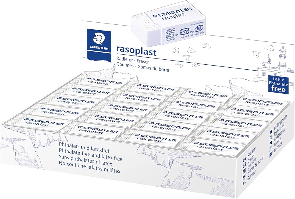 未開封 STAEDTLER Noris Plastic 消しゴム 52626 Staedtler Noris