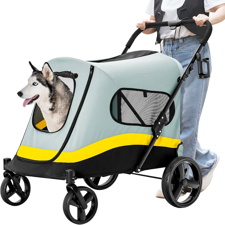 Amazon.co.jp: MOTOSTAR ペットカート 大型犬 中型犬 一秒折りたたみ