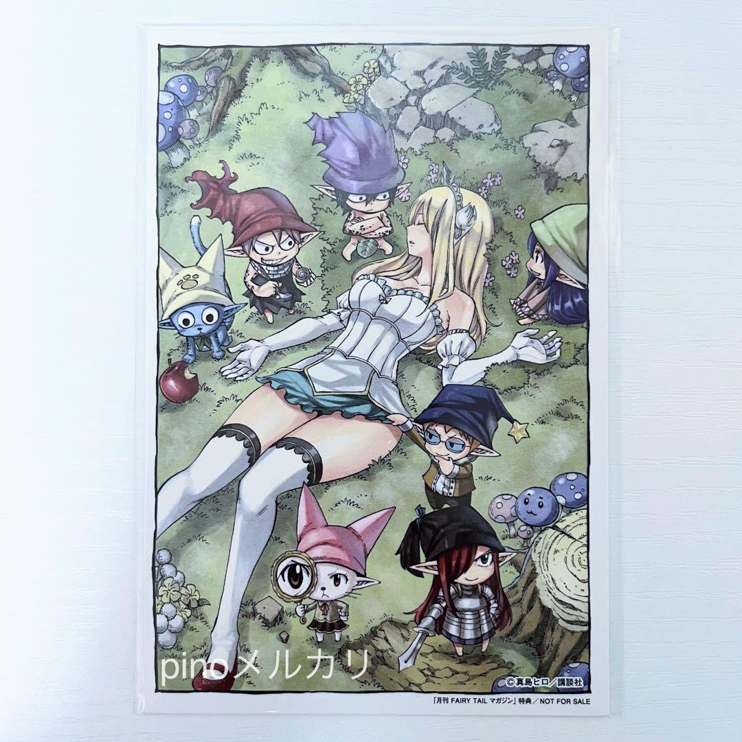 フェアリーテイル ナツ ポストカード ブロマイド キャラウムカフェ