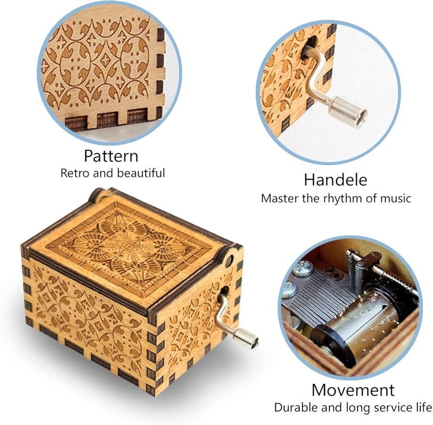 Amazon | リトルナイトメア オルゴール 音楽ボックス 木製