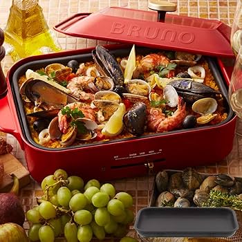 Amazon | BRUNO コンパクトホットプレート＋セラミックコート鍋 2点