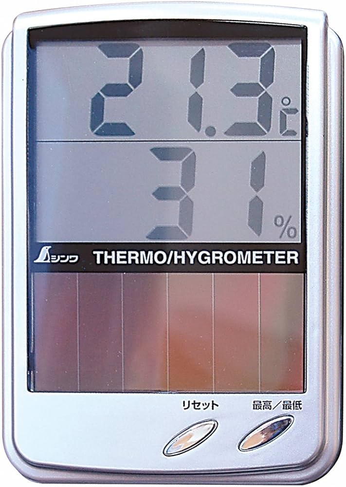 Amazon.co.jp: シンワ測定(Shinwa Sokutei) デジタル温湿度計B 最高