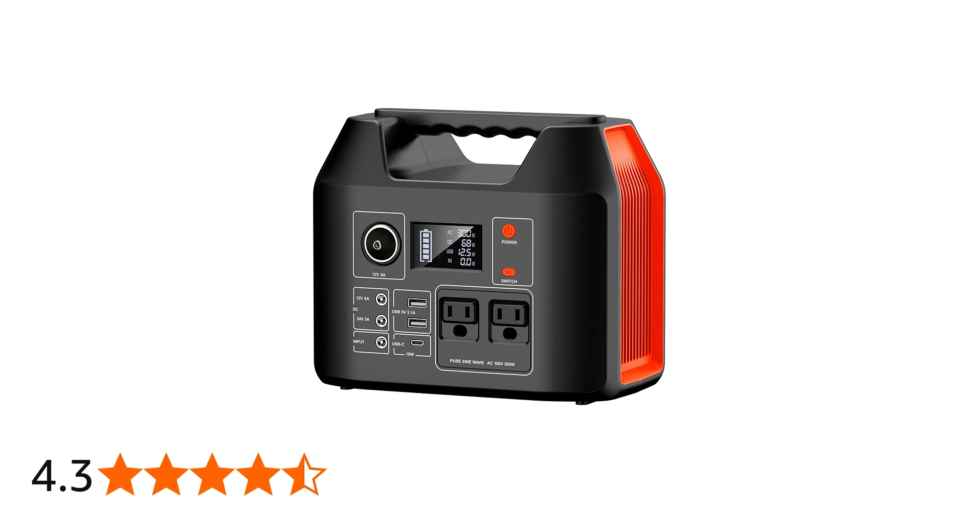 Amazon.co.jp: ポータブル電源 407Wh/110000mAH 大容量 ポータブル