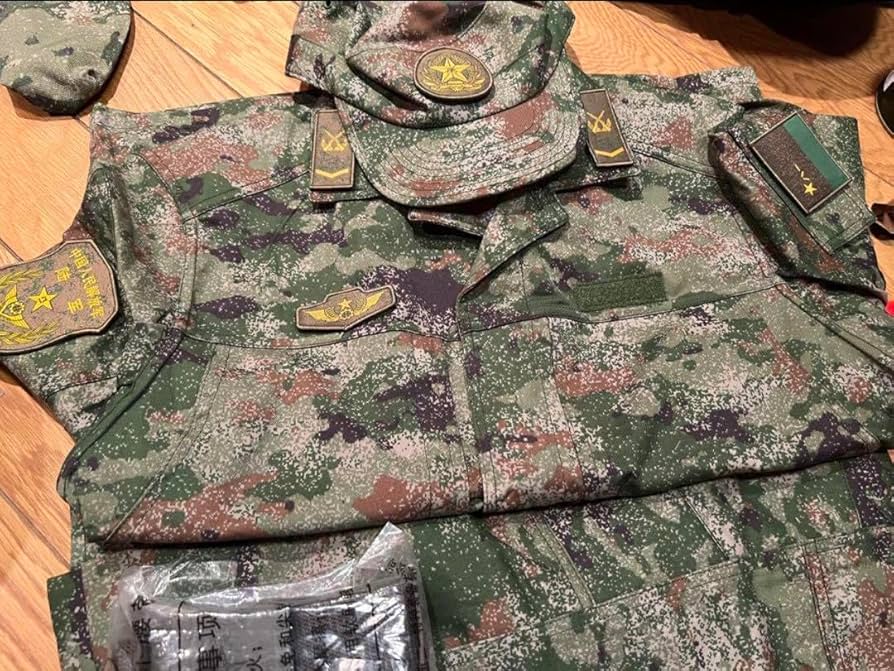 中国軍 中国人民解放軍 21式 星空林地迷彩 作戦服 帽子 180/92-96