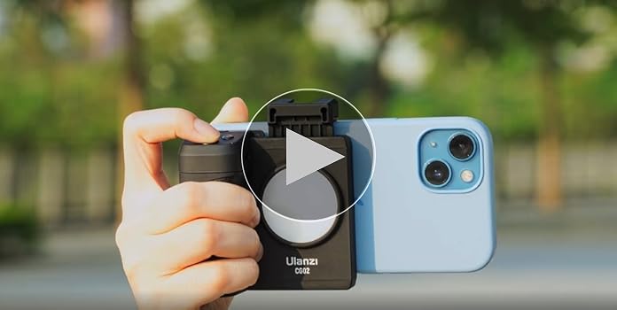 Amazon | Ulanzi スマホホルダー 自撮り用 スマホグリップ 撮影用