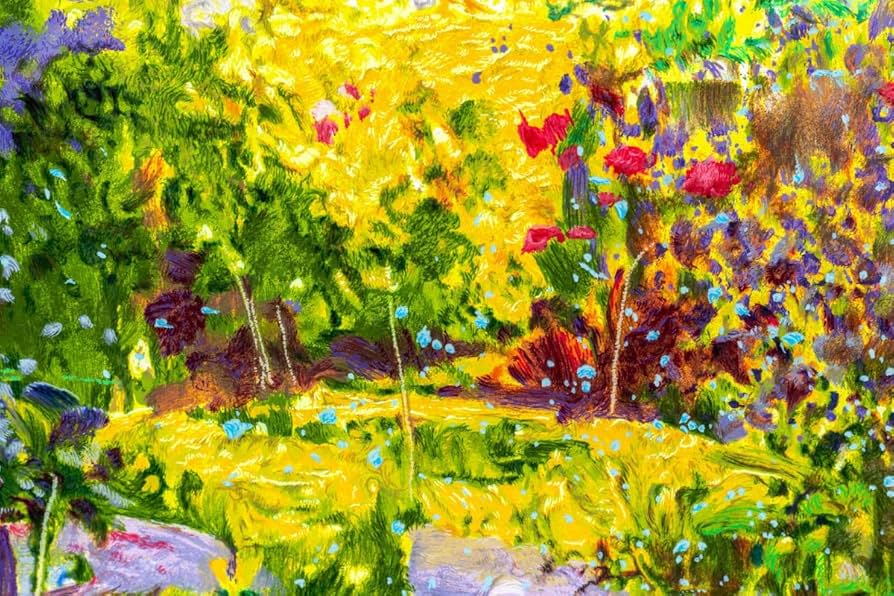 真作保証シルクスクリーントレンツ・リャド「黄昏の光」遺族のサイン