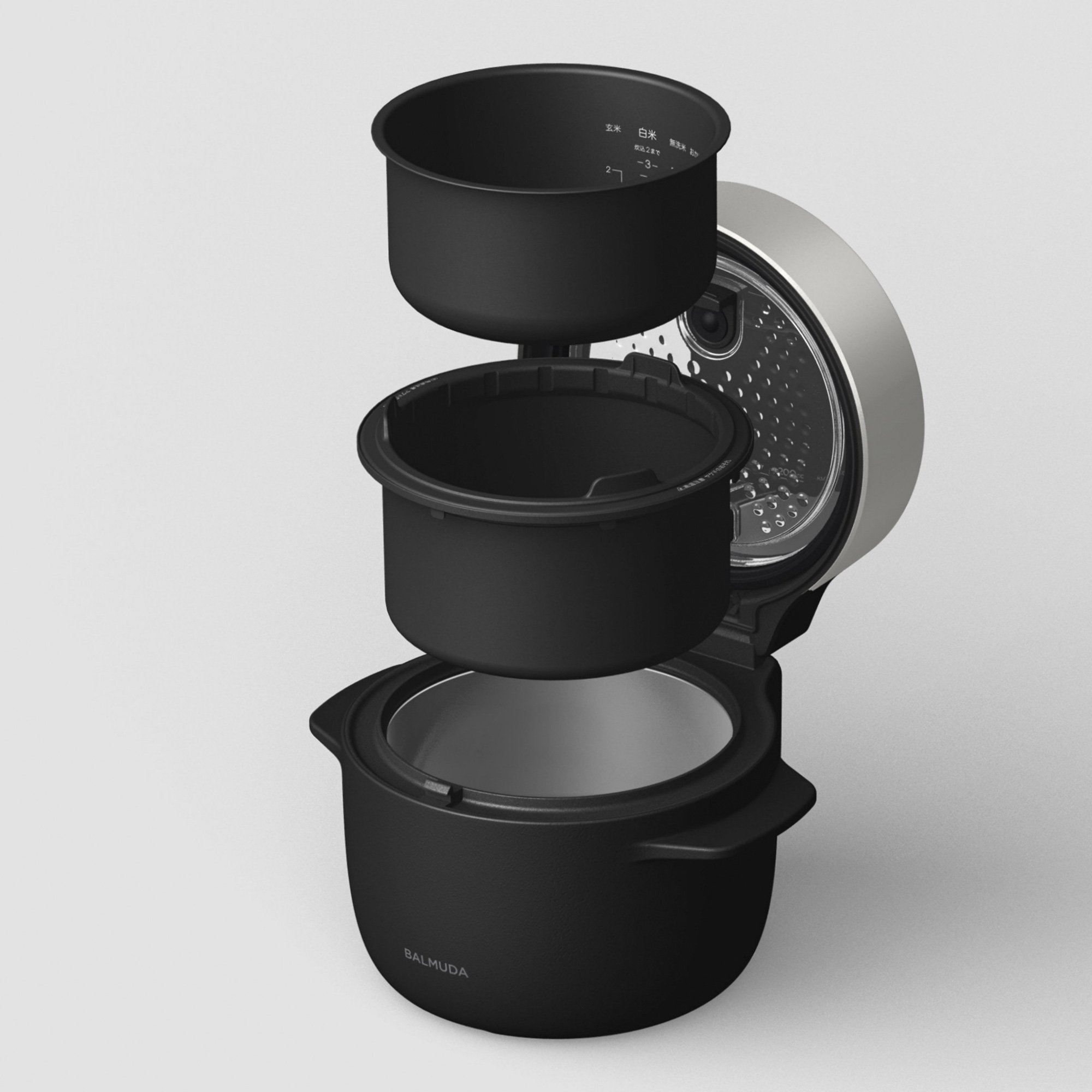 BALMUDA The Gohan K03A-BK