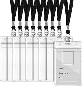 Amazon | Chouiery ネームホルダー 35枚入れ ID カード ホルダー