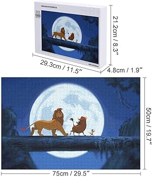 Amazon.co.jp: ジグソーパズル ライオン・キング パズル 木製パズル