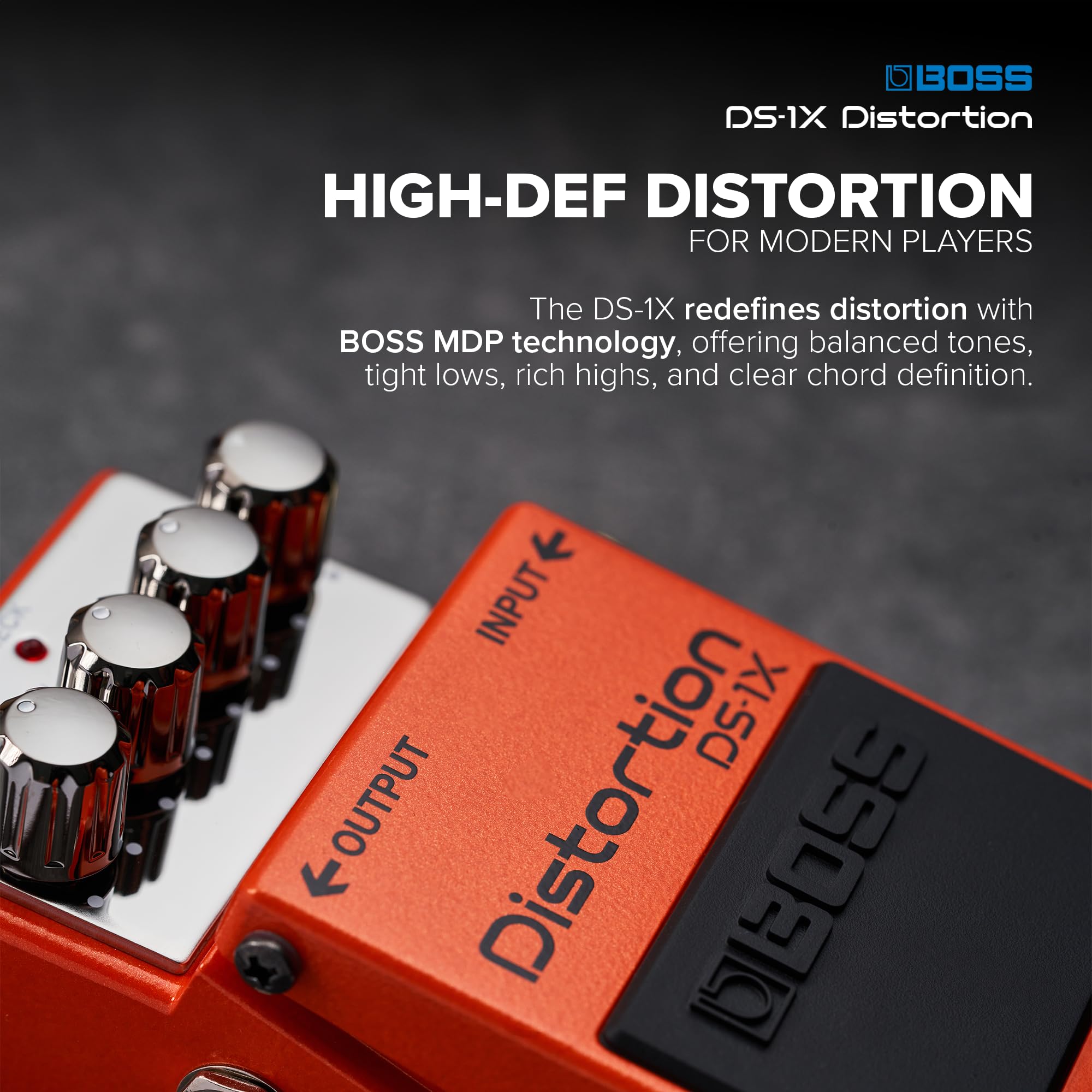 Amazon.com: BOSS DS-1X Distortion | Advanced Guitar Effect Pedal