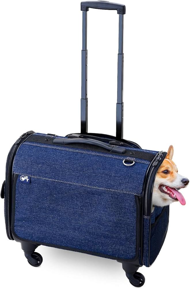 Amazon.co.jp: 【OFT】 ブロッサムリュックキャリー デニム M 犬 小型