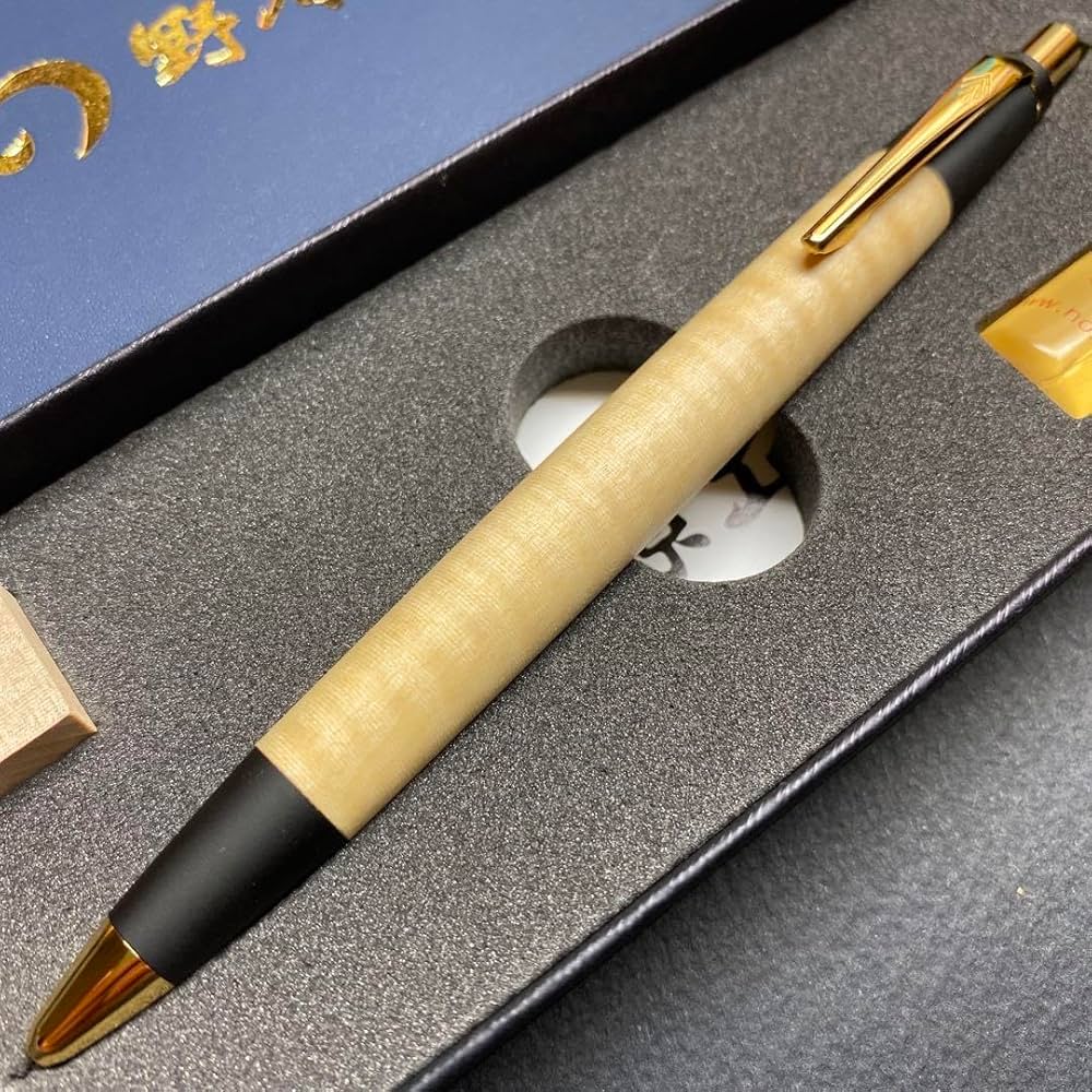 野原工芸新型栃縮杢シャーペン 2025年下半期納付