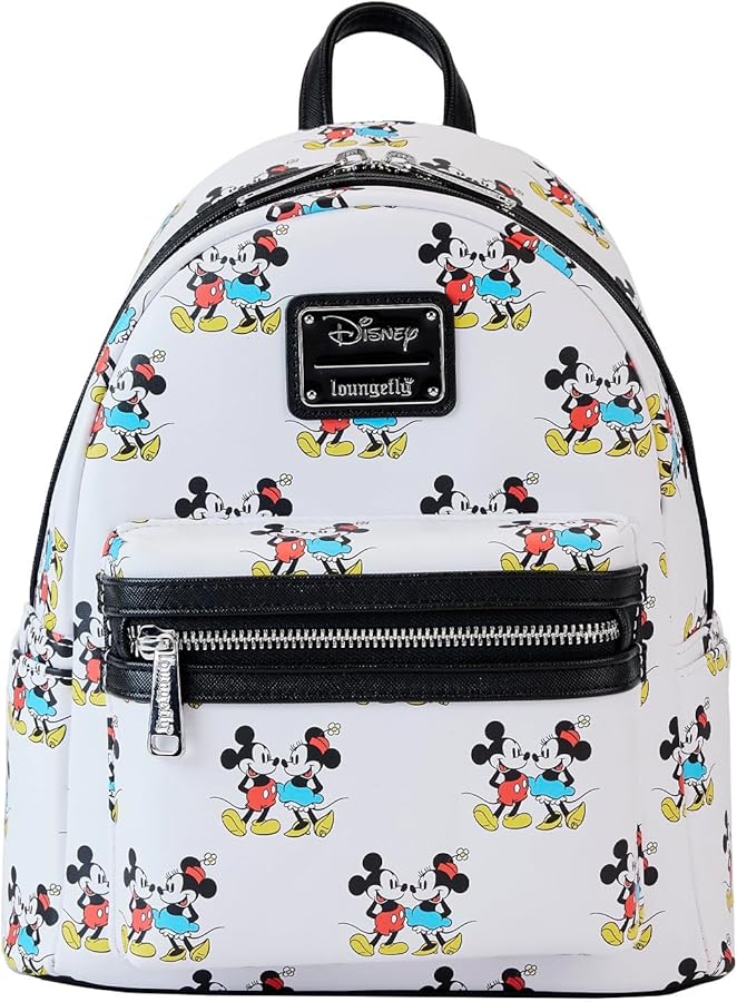 Loungefly Disney Mickey and Minnie Mouse Classic All Over Print