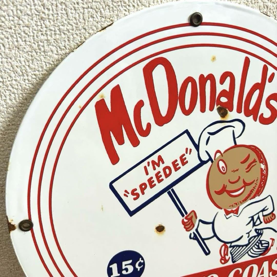 90's マクドナルドジャンボストアディスプレイミールトイサイン看板