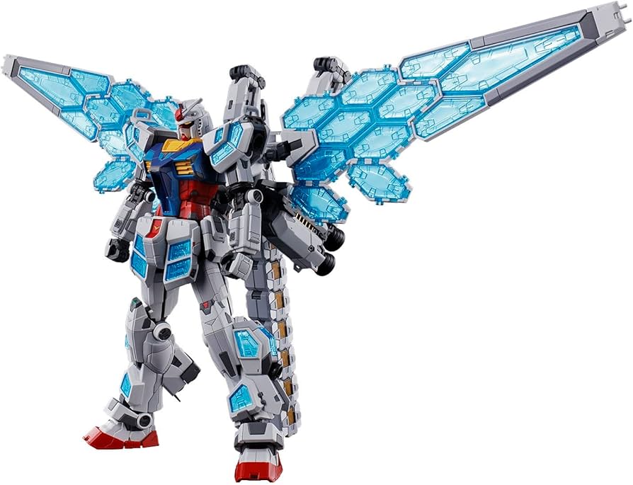 Amazon.com: BANDAI Spirits RX-78F00/E Gundam (EX-001 Glass Feather