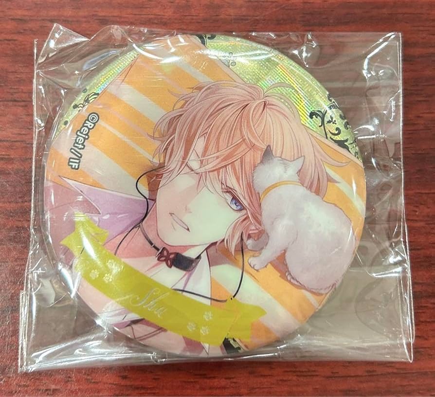 ディアラバ シュウ ホロ缶バッジ 2個 DIABOLIK LOVERS 水戸 限定 逆巻