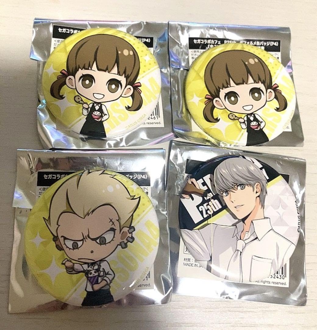 ペルソナ4 鳴上悠 ～Q番シアターへようこそ～ 缶バッチ ペルソナ4 鳴上