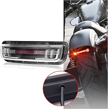 Amazon | led オートバイ ブレーキ テールライト 12V アンバー レッド