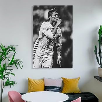 某元プロサッカー選手 木炭画 肖像画 モノクロ 某元プロサッカ 選手