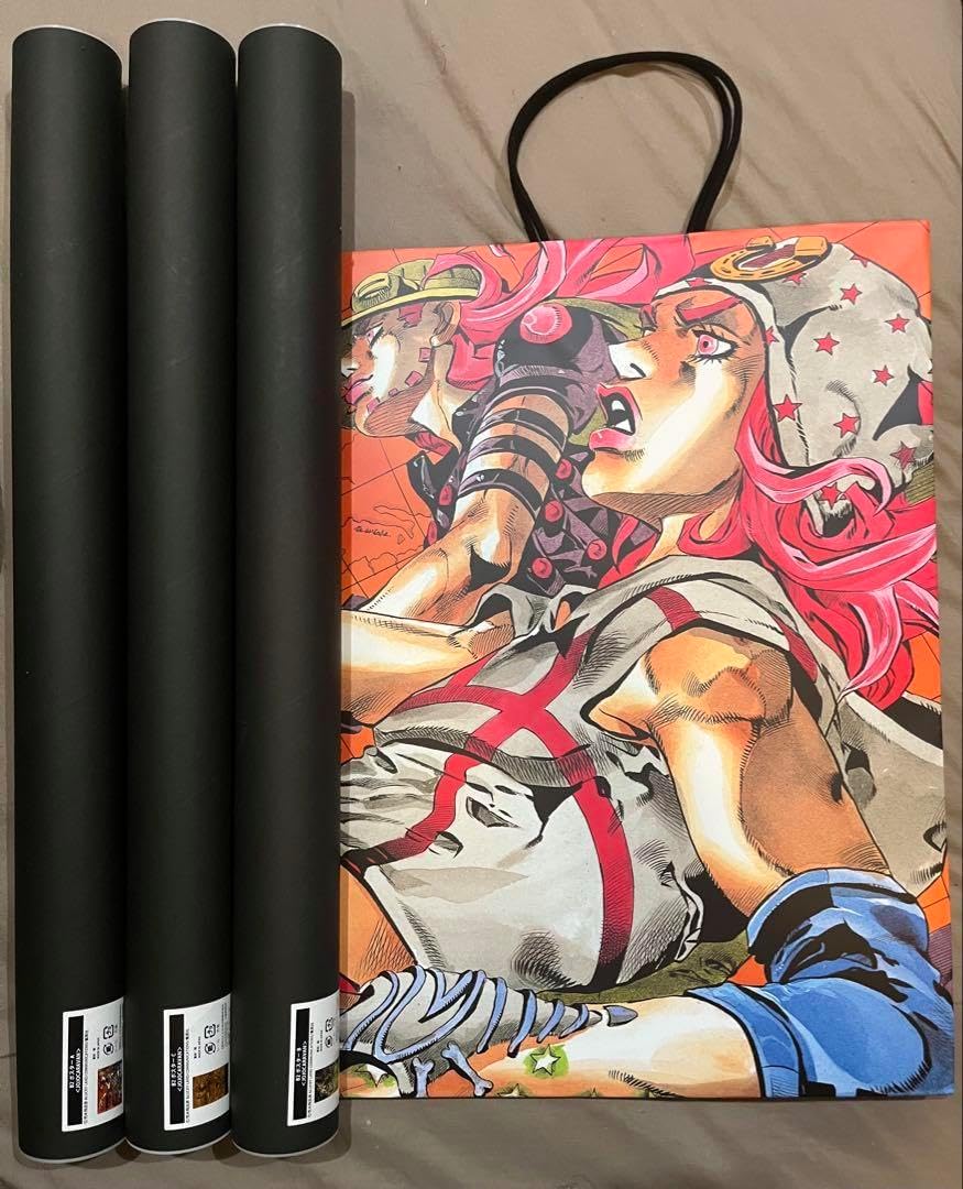 ジョジョキャラバン SBR ポスター3点＋ショッピングバッグセット