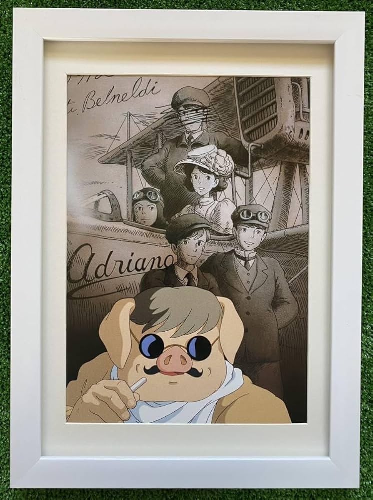 ジブリ セル画 紅の豚 フィオ 宮崎駿 岡村明美 原画 動画 直筆イラスト