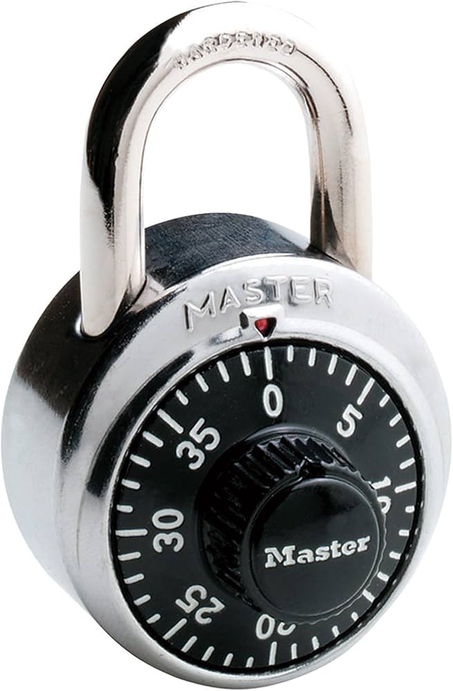 Amazon.co.jp: Master Lock (マスターロック) 南京錠 ダイヤル 暗証