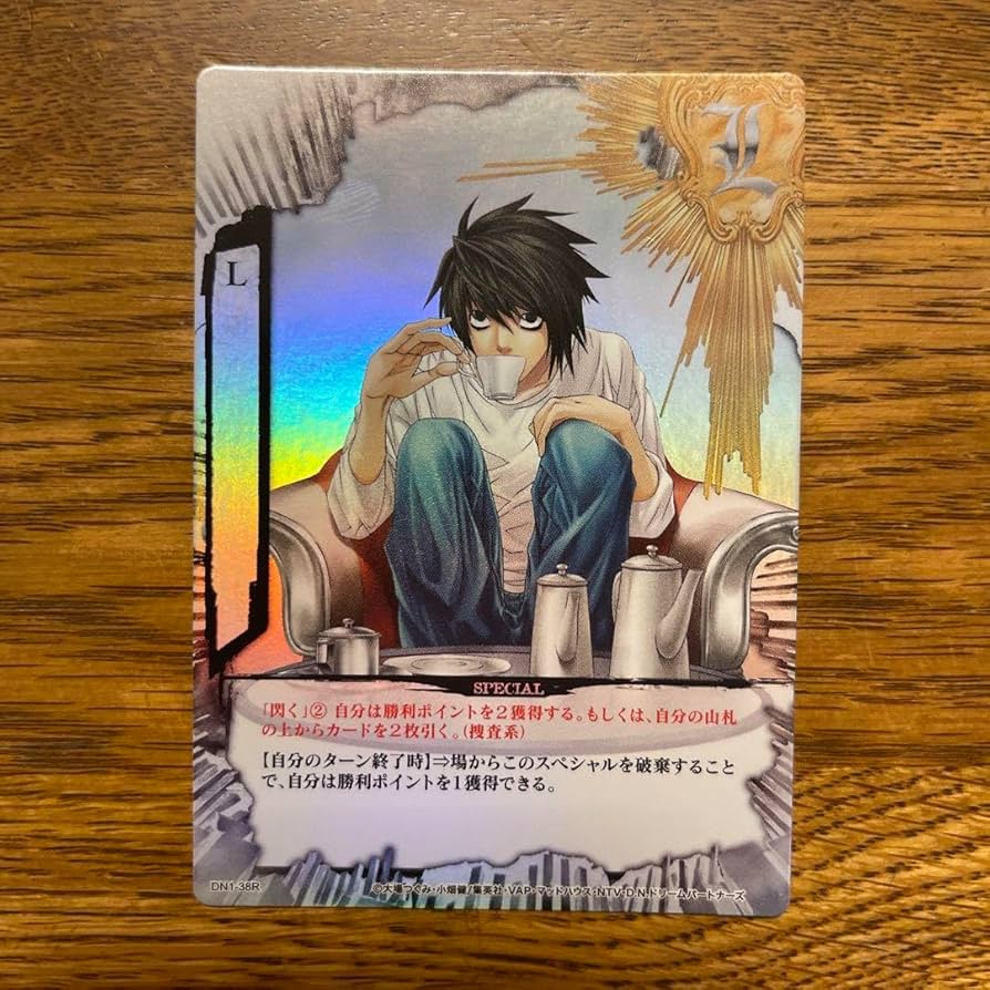 DEATH NOTE トレーディングカード スーパーレア L DN4-04 SR DEATH