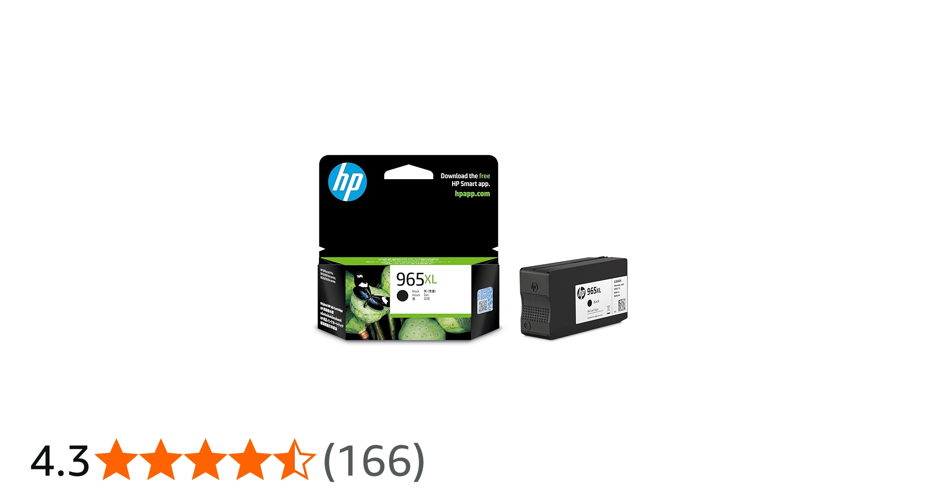 Amazon.co.jp: HP 965XL 純正 インクカートリッジ ブラック 黒 増量